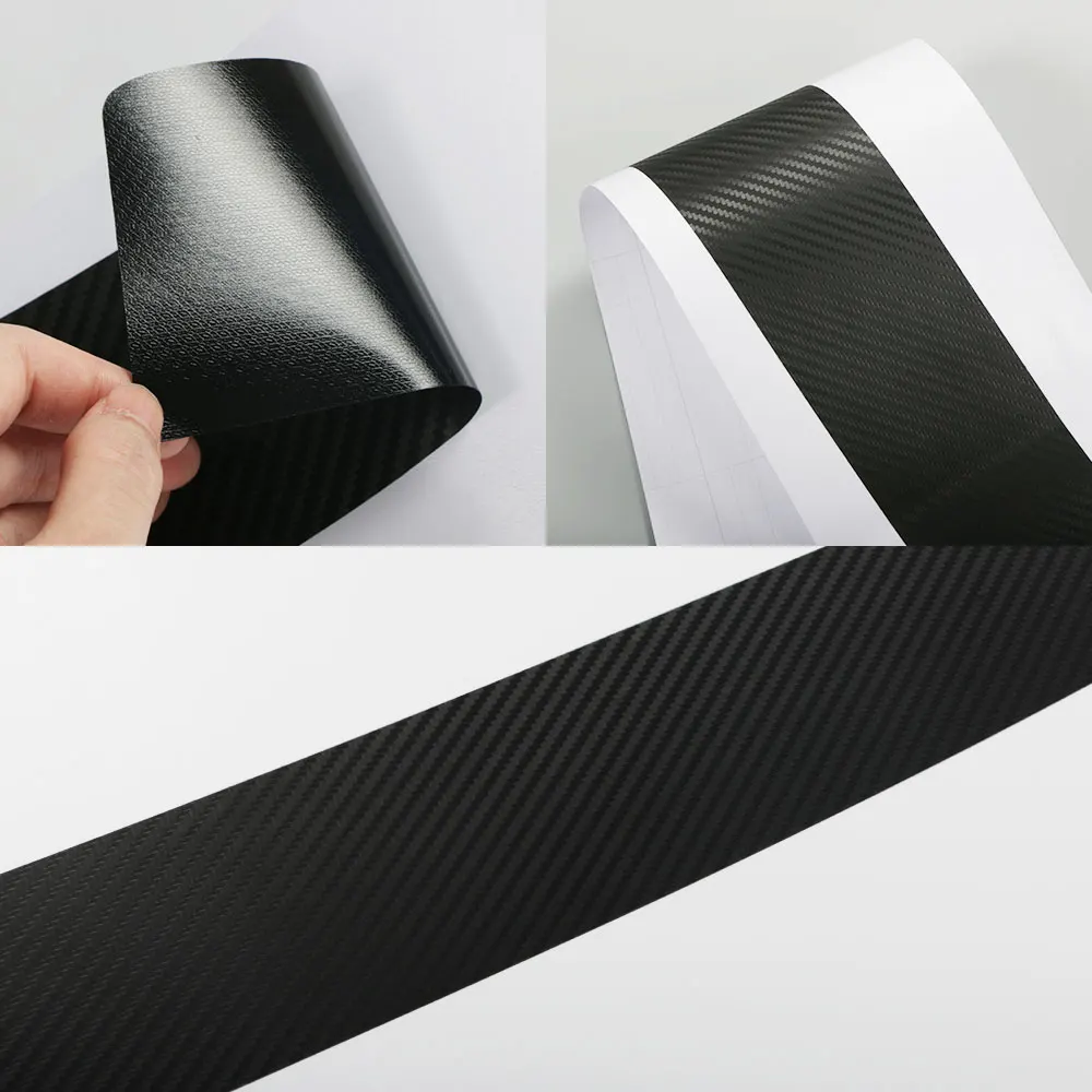 Car Anti-Scratched Accessories Auto Trunk Guard Plate Car Carbon Fibre Load Edge Protector Stickers For Nissan Qashqai J11