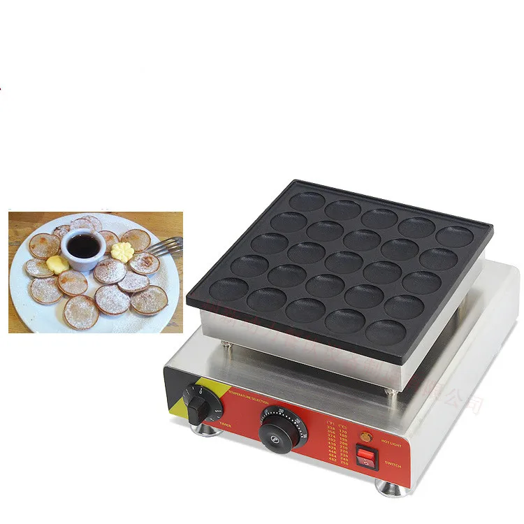 25 holes waffle maker biscuit mini pancake Dutch Poffertjes  baker machine 220v/110v