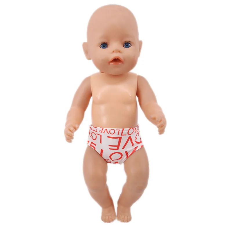 Pop Kleding Slipje Kiezen Voor 18 Inch Amerikaanse Pop & Geboren Baby Doll Kleding Voor 43 Cm, speelgoed Voor Meisje, Generatie Nenuco Ondergoed