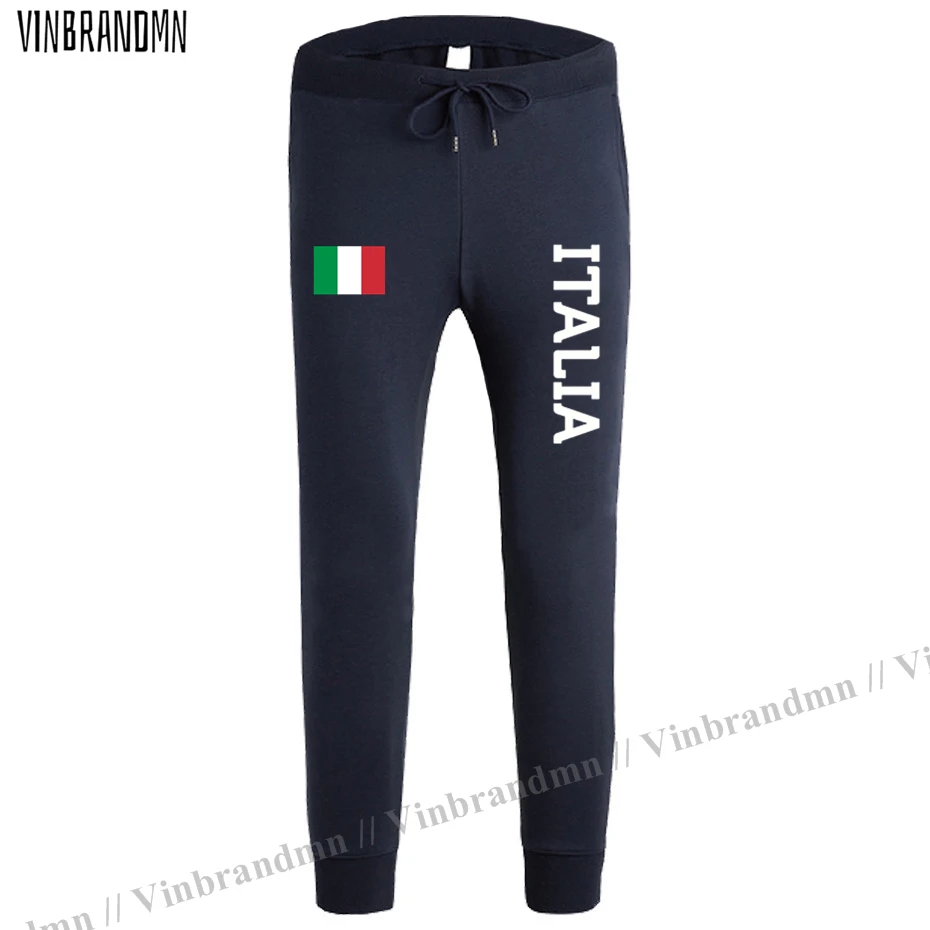 Italy Italia Italian ITA mens pants joggers jumpsuit sweatpants track sweat fitness fleece tactical casual nation country leggin