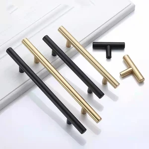 Stainless steel handles for cabinets and drawers, kitchen handles, bathroom cabinets, metal furniture handles 10 Main Sales Holder Handling - №8