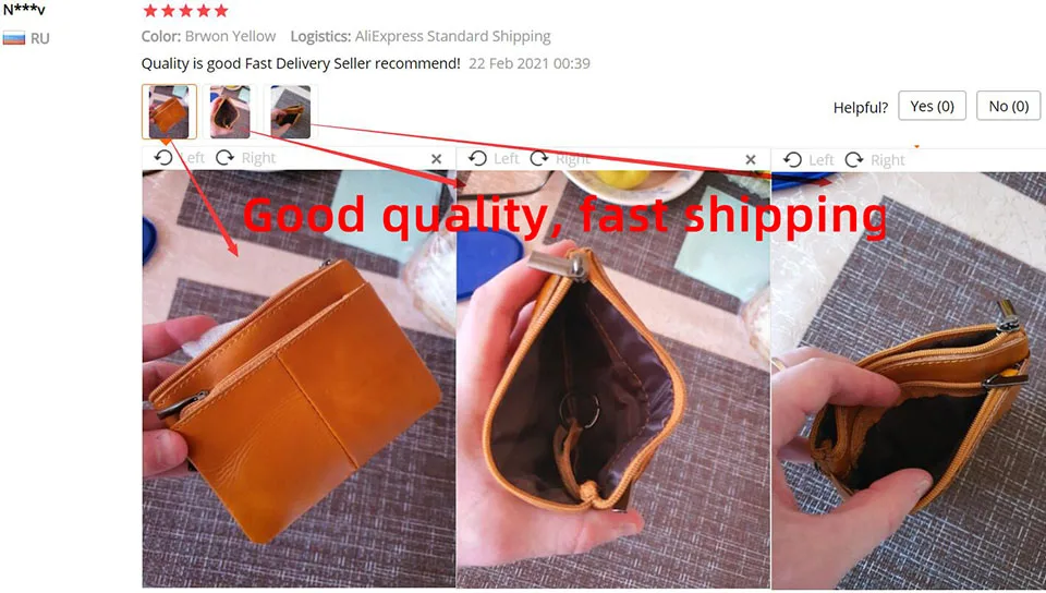 Echtes Leder Mini Geldbörse Kleine Geldbörse Männer Frauen Braun Vintage Casual Kreditkarte Kleine Tasche Reißverschluss Tasche Schlüsseltasche NUPUGOO – Detail 20