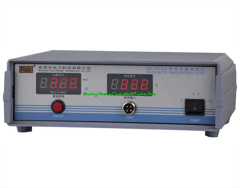 Fast arrival RK-200A battery internal resistance tester Voltage: 0-19.99V, Resistance: 0-200mΩ/2Ω