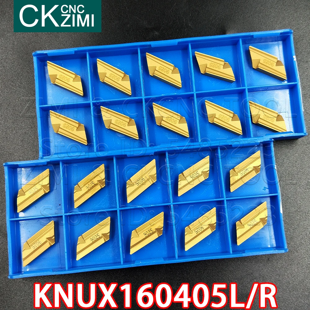 KNUX160405R BP9025 KNUX160405L BP9025超硬インサート金属インサート旋削コピー切削工具knux 1604 cnc金属旋盤ツール