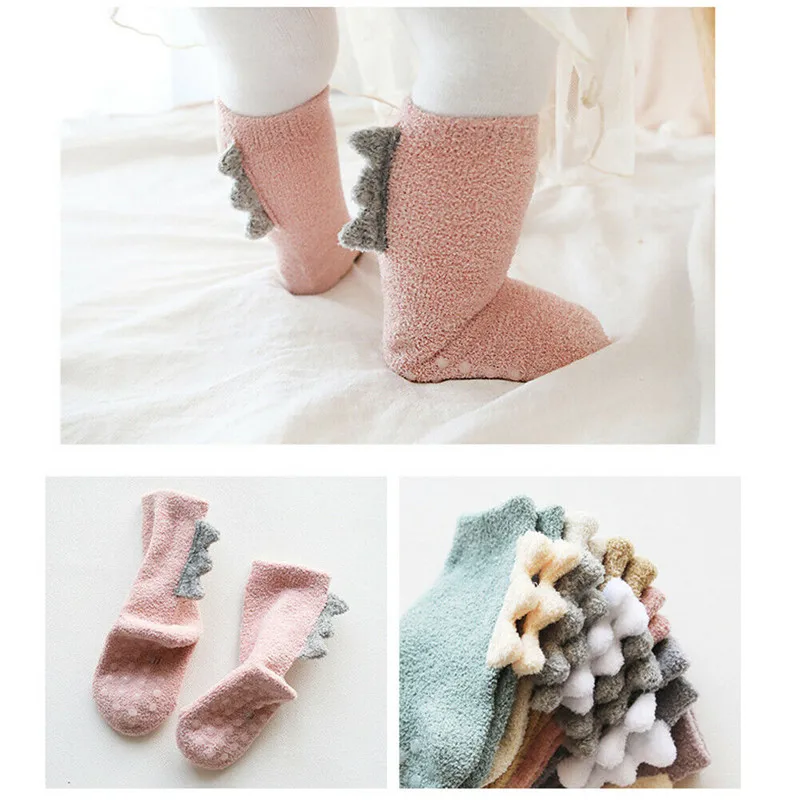 0-5Y Baby Cotton Warm Socks Shoes Non-slip Infant Walk Socks baby newborn Shoes Winter Floor Casual Toddler Anti-slip High Sock