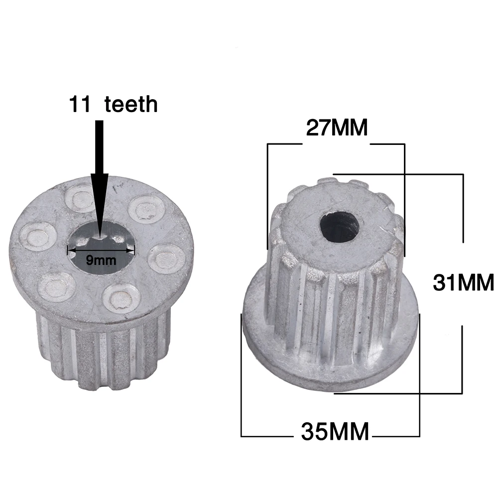 general washing machine pulsator core center 11 teeth big size gear leaf water metal axis spare parts