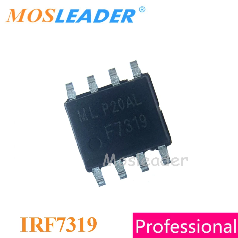 

Mosleader SOP8 IRF7319 100 шт. 1000 шт IRF7319TRPBF двойной N & P канал 30 в 6.5A -4.9A IRF7319PBF IRF7319TR Китайский Высокое качество