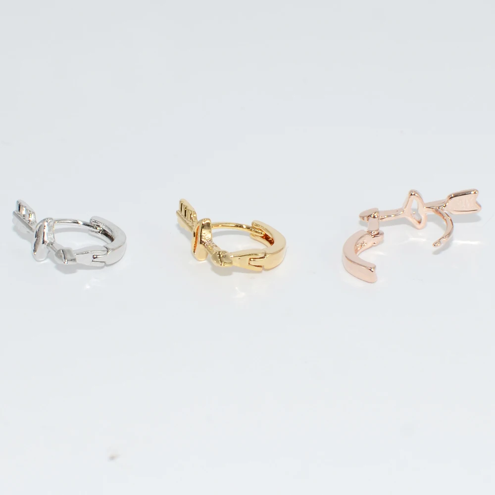 1 Piece Zircon Stud Ear Clip Tragus Cartilage Helix Earring Gem Ear Studs Cute Crystal New Style Fashion Body Piercing Jewelry