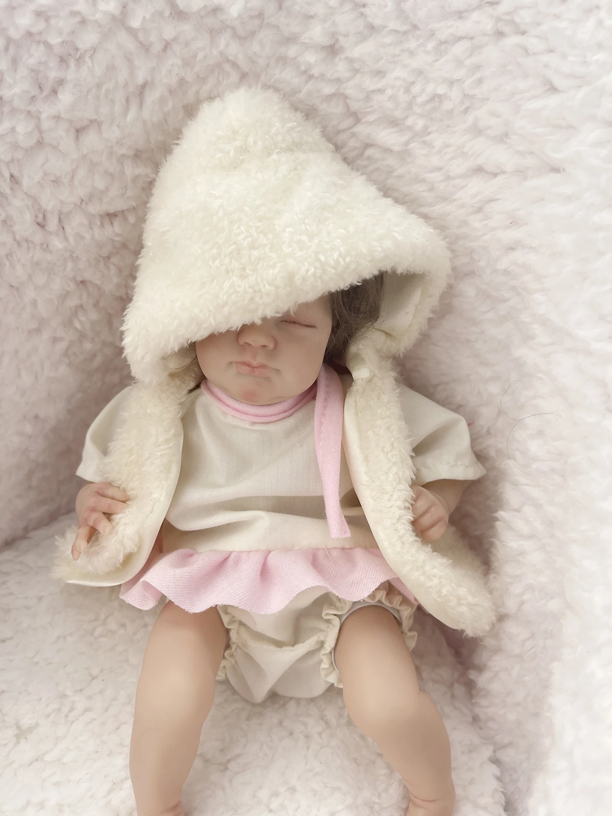 Zestaw ubrań B - FOR Mini Reborn Kit 9 cali Reborn Baby Vinyl Doll Kit - Akcesoria dla lalek