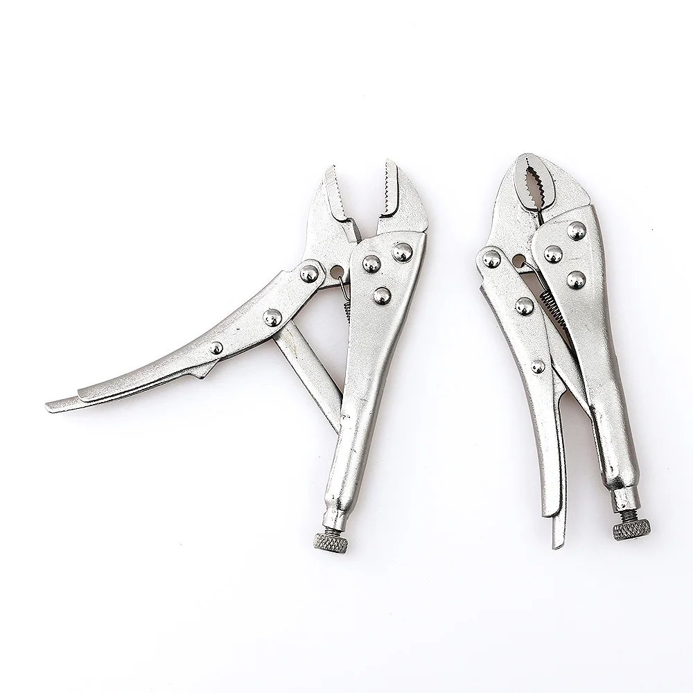 Adjustable 5\'\' -7\'\'  curve Jaw Lock Locking Mole Plier Vise Vice Grips Pliers Welding Tool