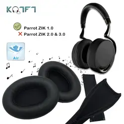 KQTFT DIY Replacement EarPads for Parrot ZIK 1.0 1 Headset Earmuff Stretch Cover Cushion Cups Bumper Headband Sleeve Washable