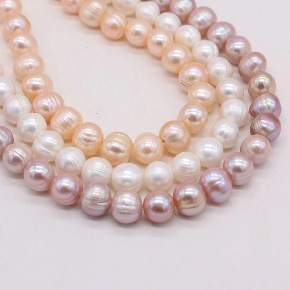 100% Natural Freshwater Pearl Rice Beads Exquisite Spacer Loose Bead For Jewelry Making DIY Charms Bracelet Necklace Accessories