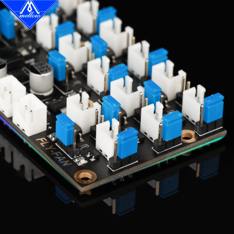 Mellow 3D Printer Dc Fly Fan Voltage Drop Board For 24v To 12v Or 5v, 12v To 5v For Branded Fan Noctua Sunon