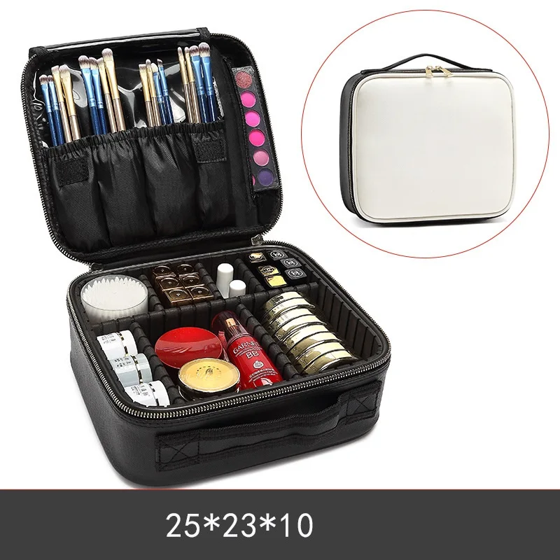 Professional Makeup Box Large Capacity Makeup Artist Portable Cosmetic Brush Organize Case Storage Bag Travel For Women 2024