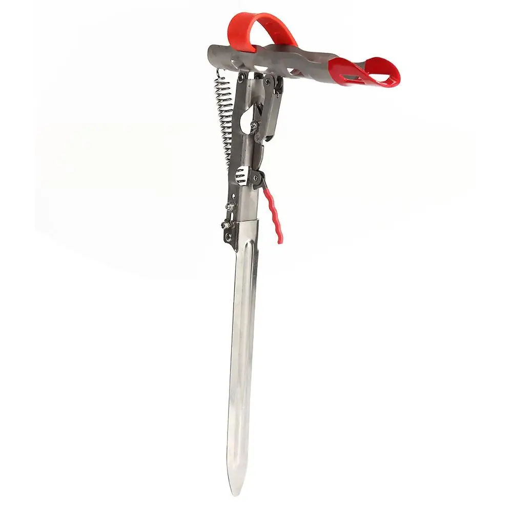 Soporte de caña de pescar plegable de acero inoxidable, poste de ángulo de doble resorte automático, aparejos de pesca