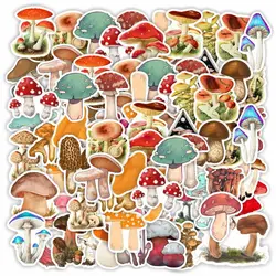 10/30/50Pcs Wild Mushrooms Stickers For Suitcase Skateboard Laptop Luggage Phone Car Styling DIY Decal Pegatinas