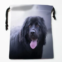 Nuovo Arrivo Terranova CANE Borse Con Coulisse Stampa 18X22 CM Morbido Tessuto di Raso Resuable Stoccaggio di Stoccaggio Vestiti Borsa Scarpe Borse