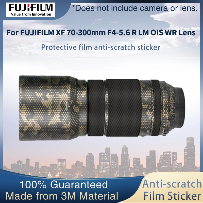 Lens protective film For FUJIFILM XF 70-300mm F4-5.6 R LM OIS WR Lens Skin Decal Sticker Wrap Film Anti-scratch Protector Case