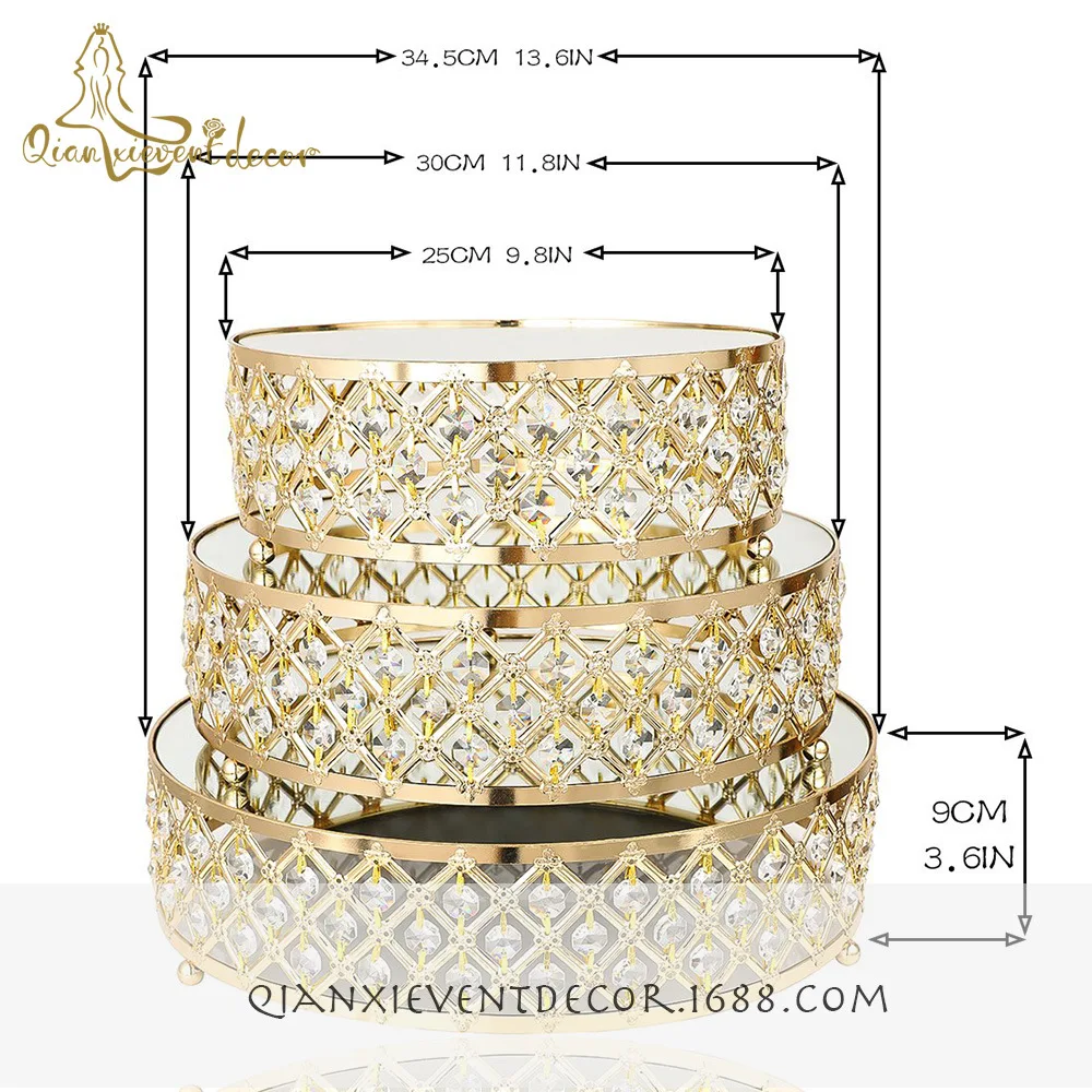 Золотая зеркальная металлическая подставка для торта, круглая подставка для кекса, свадьбы, дня рождения, десерта, пьедестал, тарелка для домашнего декора