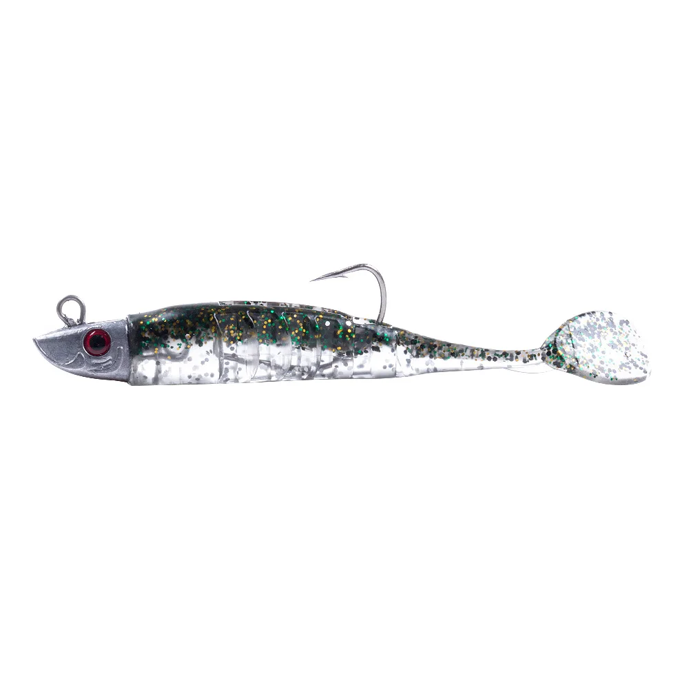 HENGJIA Jigging-Kopf, weicher Silikon-Köder, Wobbler, 9 cm, 15 g, 11 cm, 25 g, Meeresangeln, weiche Köder, Swimbait, Peche für Bass, Hecht, Leurre – Detail 9