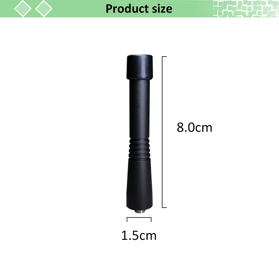 EOTH 10 Stück/Set UHF Walkie-Talkie Antenne Frequenz 400~470MHz Verstärkung 3dBi Antenne SMA-Buchse Radio für Baofeng – Detail 3