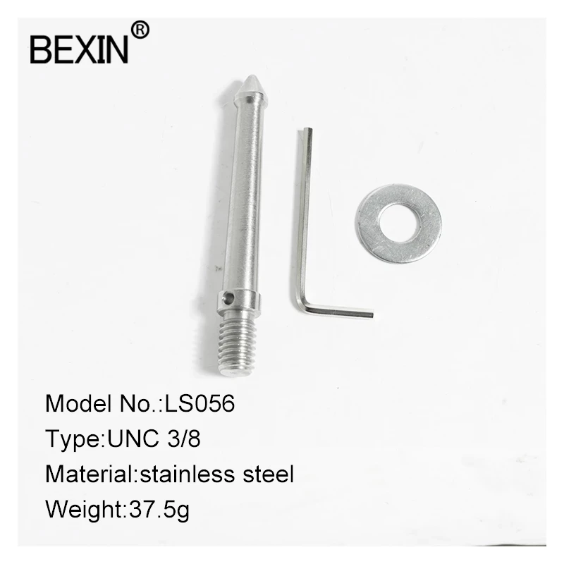 BEXIN-trípode Universal de repuesto, 120mm, 65mm, 3/8 pulgadas, pincho de pie para Bogen Manfrotto, Gitzo, Benro, RRS, SIRUI, monopié