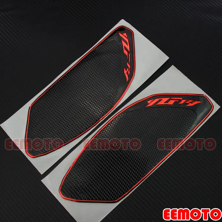 Motorcycle Tank Pad Protector Sticker Decals Gas Fuel Knee Grip Traction Side for YZF R1 YZF-R1 2009 2010 2011 2012 2013 2014