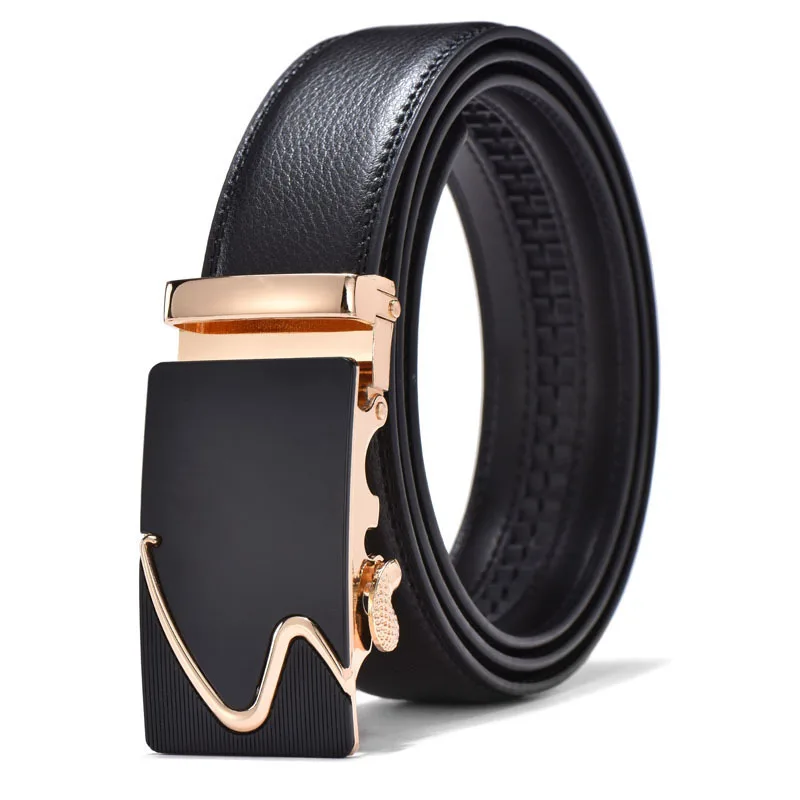 New Famous Brand Belt New Male Designer Automatic Buckle Leather Men Belt 3.5cm Luxury Belts for Men Ceinture Homme men\'s Belts