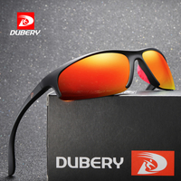 DUBERY Vintage Sunglasses Polarized Men's Sun Glasses For Men UV400 Shades Driving Black Summer Oculos Male 8 Colors Model 185