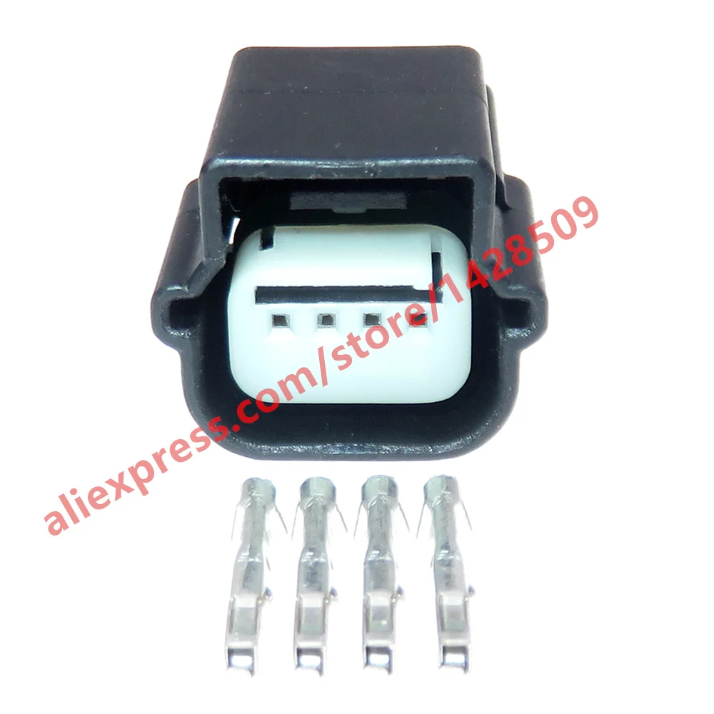 1 Set 4 Pin 0.6 Series Car PKE Wire Cable Connector Passive Keyless Enter Antenna Sensor Unsealed Plug