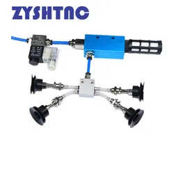 Vacuum suction cup industrial manipulator fittings vacuum generator air exhaust solenoid valve tracheal muffler fittings