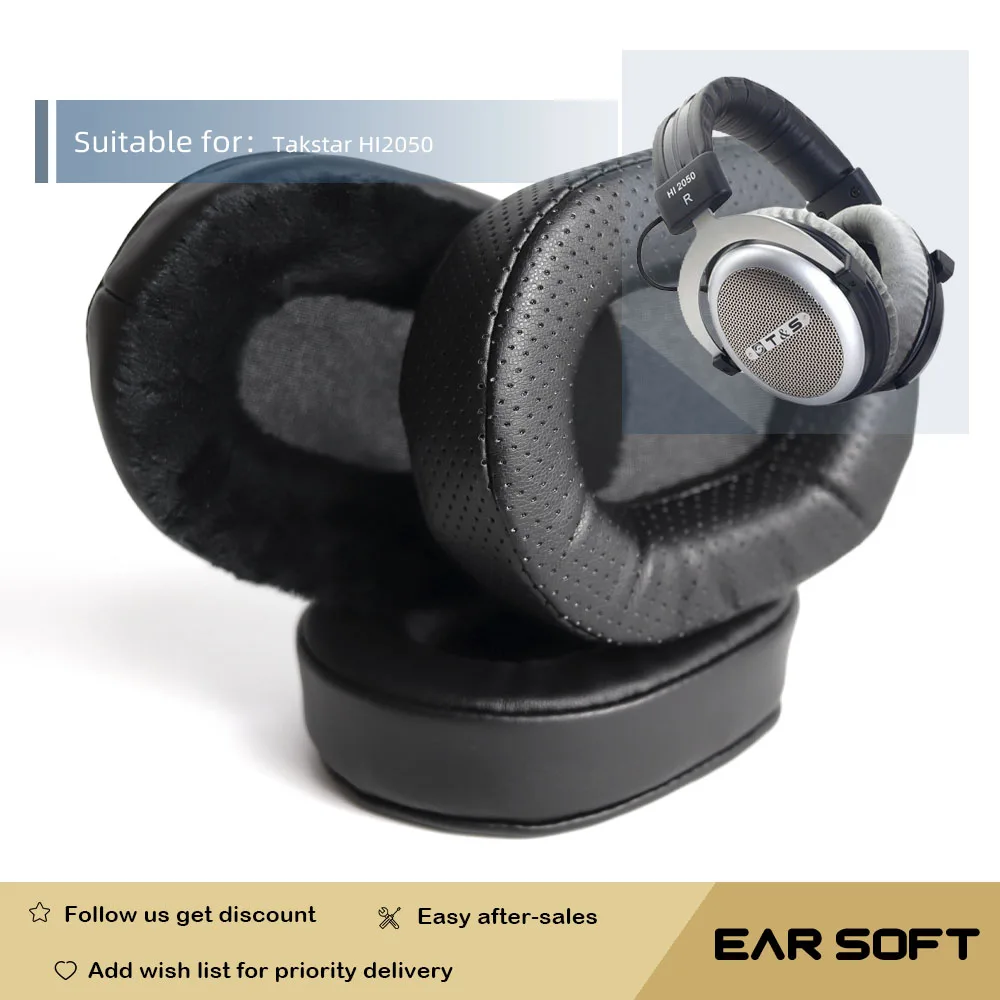 Earsoft Replacement Ear Pads Cushions for Takstar HI2050 Headphones Earphones Earmuff Case Sleeve Accessories