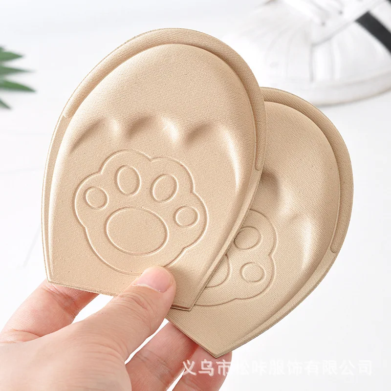 2Pairs Shoe Inserts Big Size Change Small Toe Plug Sport Forefoot Pad Adjustment Men Women Anti-Slip Foot Protection Pad Cushion image 5