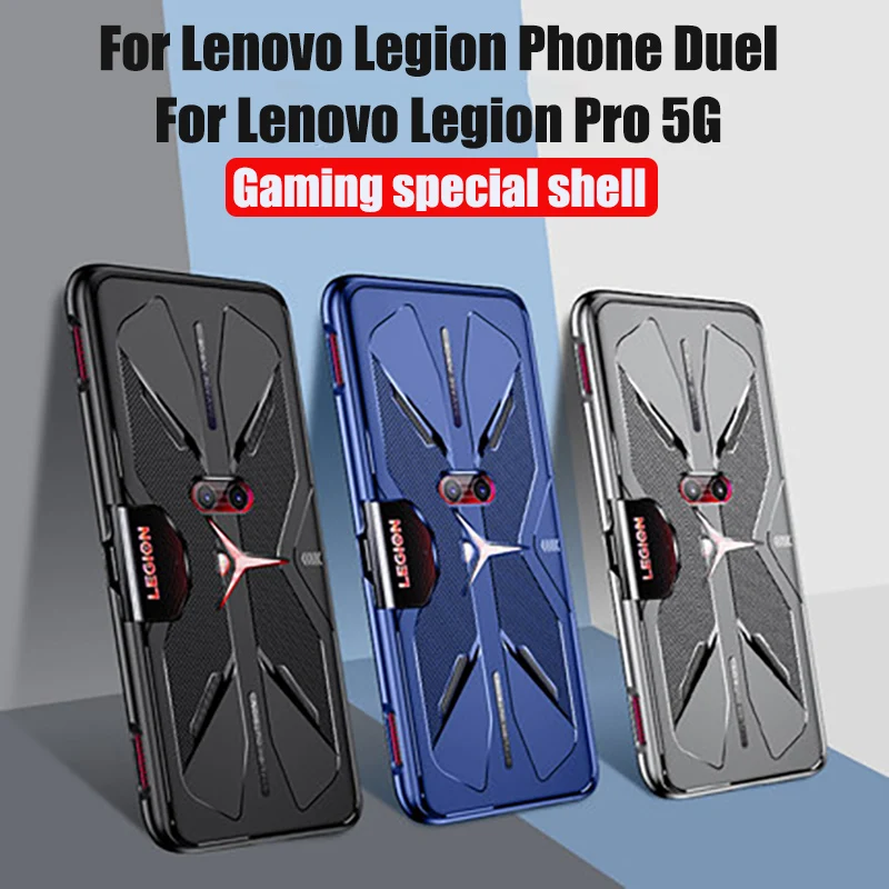 Shockproof Protective TPU gaming phone Cases For Lenovo Legion Phone Duel Case Heat Dissipation Cover For Lenovo Legion Pro 5G