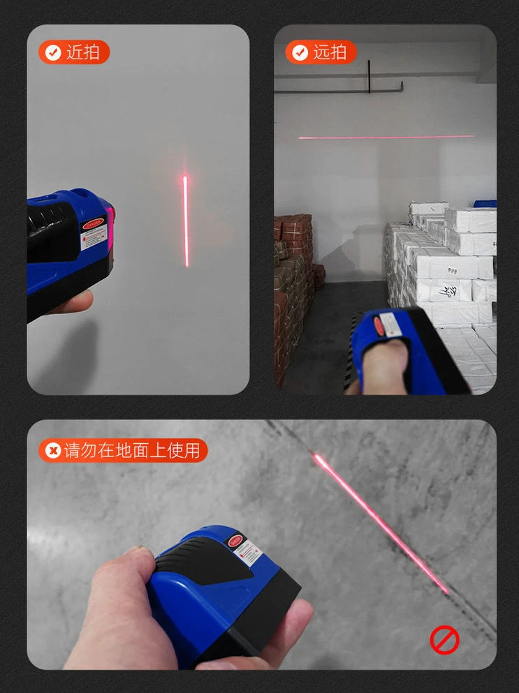 LTZFTL Mini Vertical Spirit Level Tool Laser Level LASER STRAIGHT THE Laser Guided Level Line Measurement Gauge Tool