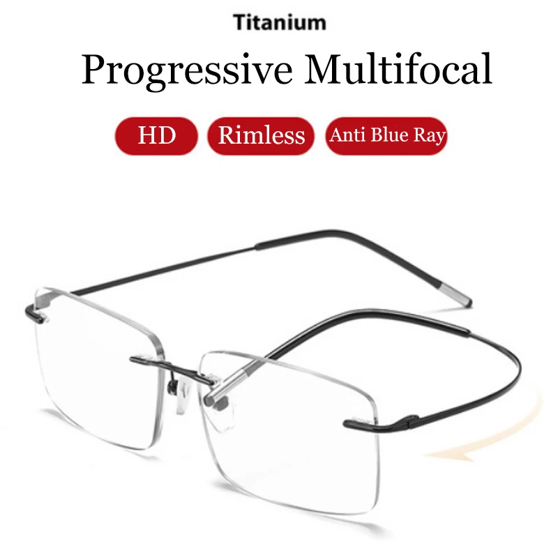 2025 Progressive multifokale Memory-Titan-Randlose Lesebrille für Herren, intelligenter Zoom, Damen, ultraleichte Anti-Blaulicht-Brille – Detail 7