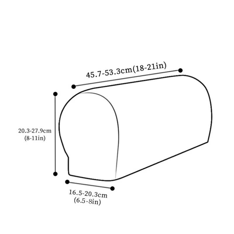 Fundas de cuero PU para Reposabrazos de sofá, protectores elásticos e impermeables para brazos, 2 unidades, novedad