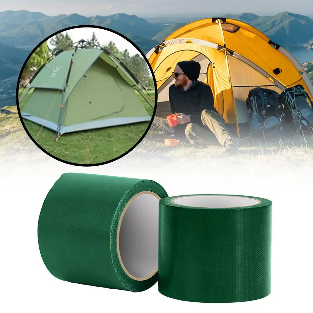 5x8m Strong Tent Repair Tape Tarpaulin Canopy Repairs Adhesive Tape Self Adhesive Wall Crack Roof Duct Hose Repair Flex Tapes