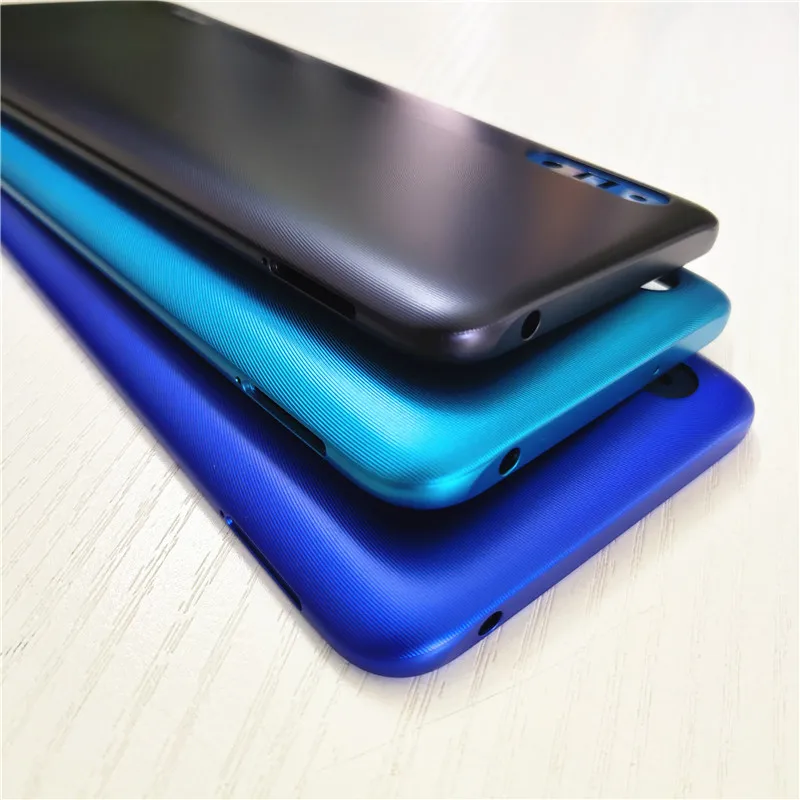 Back Housing For Xiaomi Redmi 9A Battery Cover Rear Door Case With Power Volume Buttons Replacement For Redmi9A Battery Cover