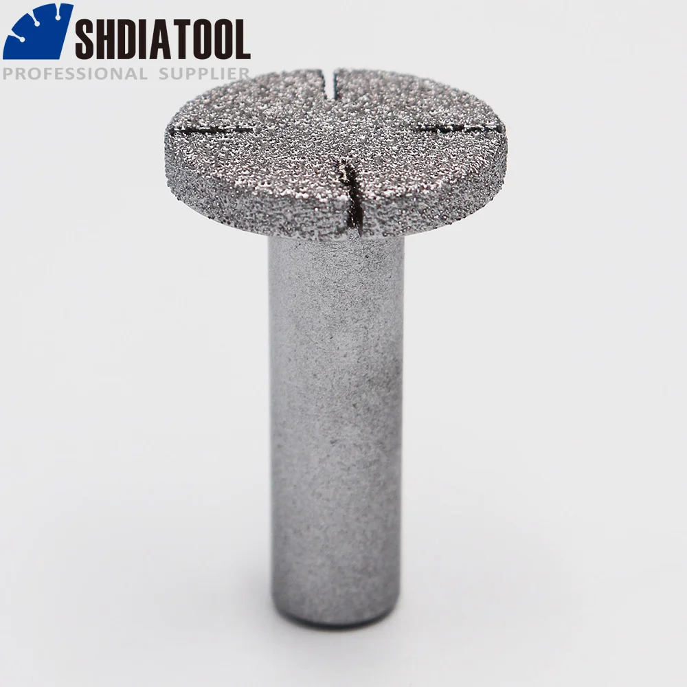 SHDIATOOL No.23 Hút Chân Không Chia Lửa Bằng Đồng Nguyên Kim Cương Router Bit 12.7Mm Vít Cho Edge Hồ Sơ Cắt Đá
