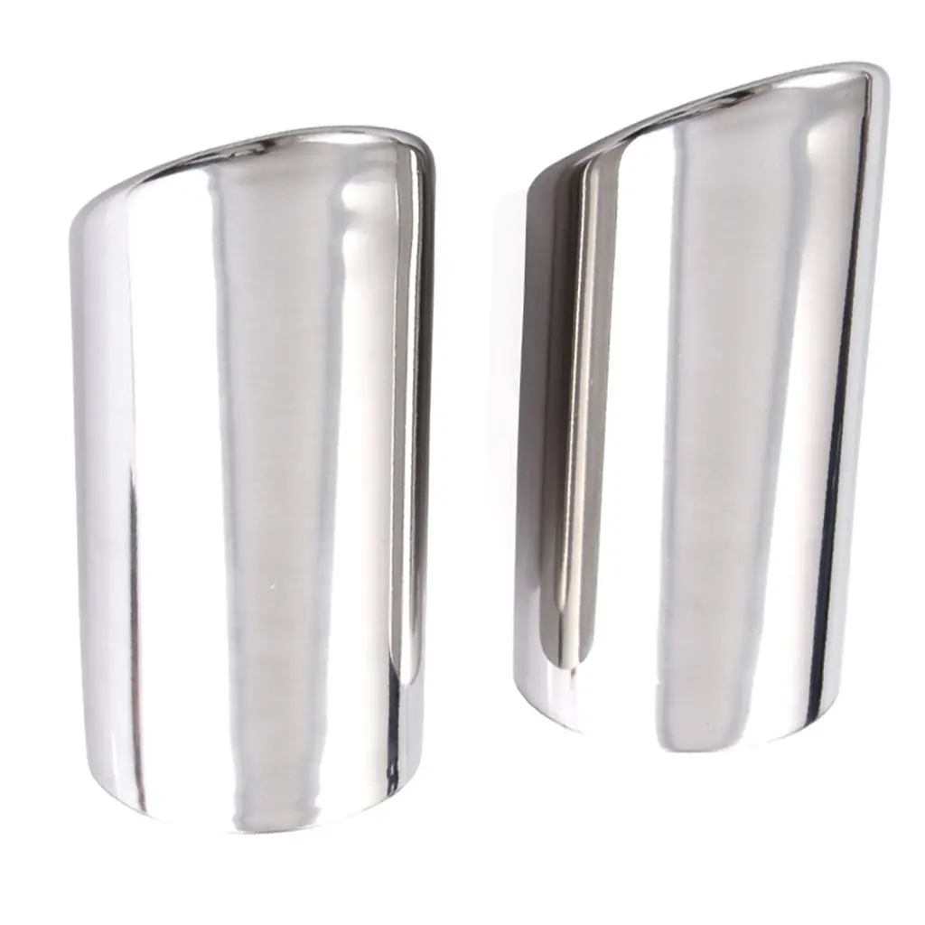 1 Pair Muffler Exhaust Tail Pipes Tips for Audi Q3 for VW Jetta 6 MK6 2.0TDI 2.5 2011-2014