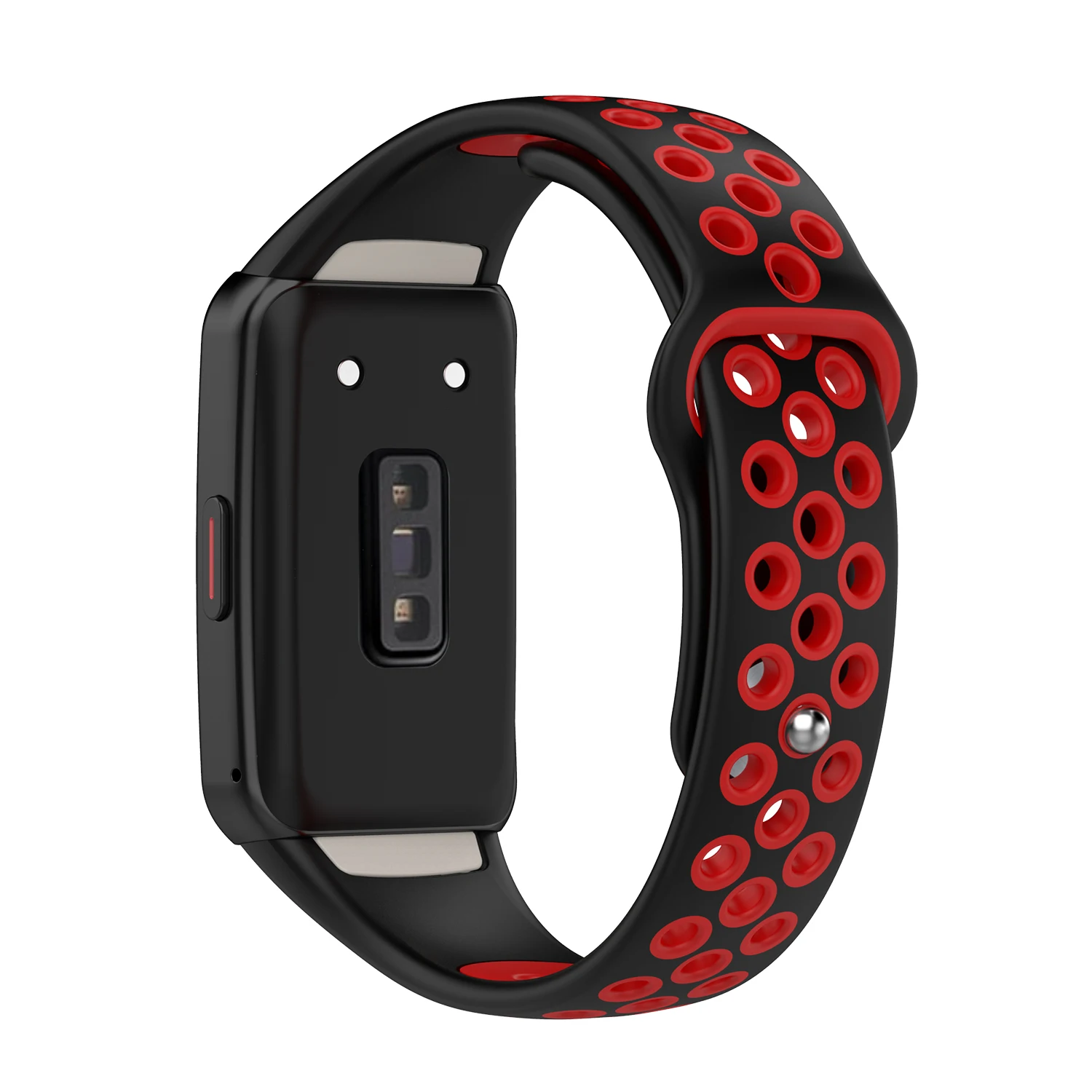 ซิลิโคนสายคล้องคอกีฬาสำหรับ Huawei Band 6แบบ Dual สมาร์ทสายรัดข้อมือสายรัดข้อมือ TPU สำหรับ Honor band 6