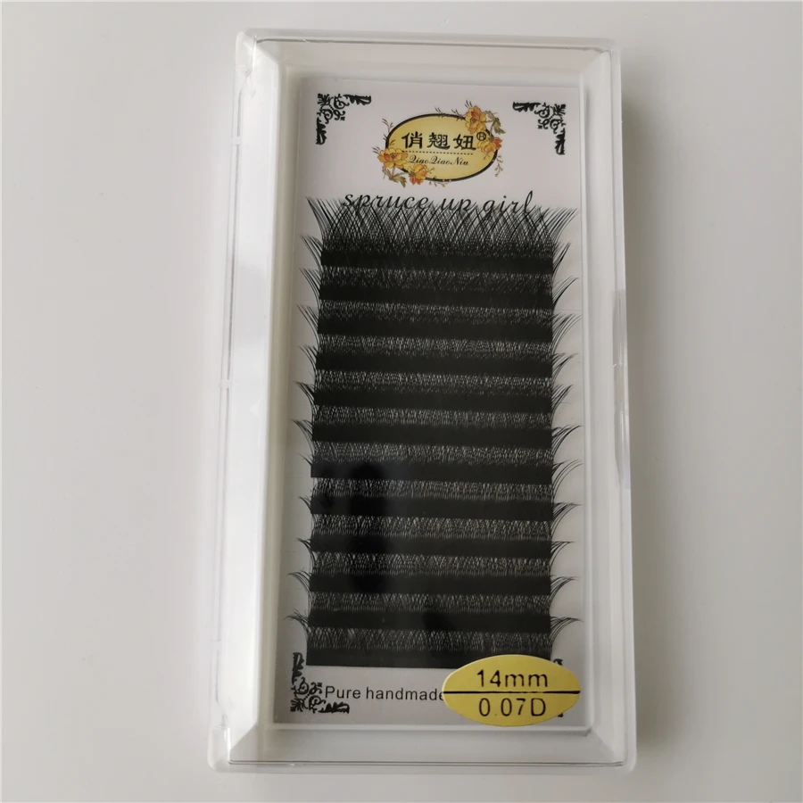 Natural Eyelash Y Shape Lashes Hand-Woven Faux Mink YY Eyelashes Super Soft False Eyelash Grafting Russian Volume Lashes