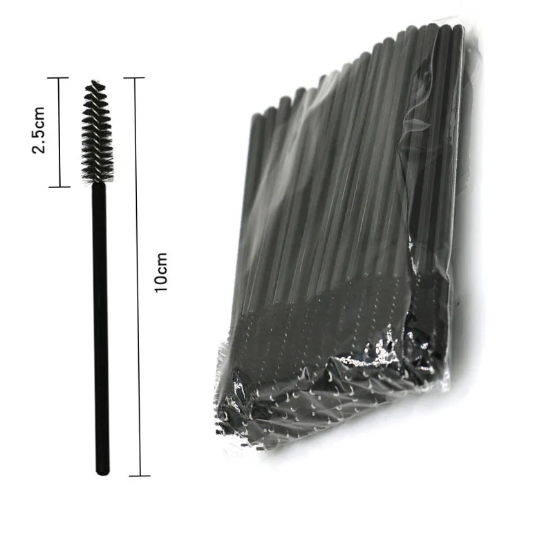 Colorful Disposable Pink Mascara Eyelash Brush Extension Wands Brush Wands Makeup Applicator Spoolers Lash Brush Cosmetic