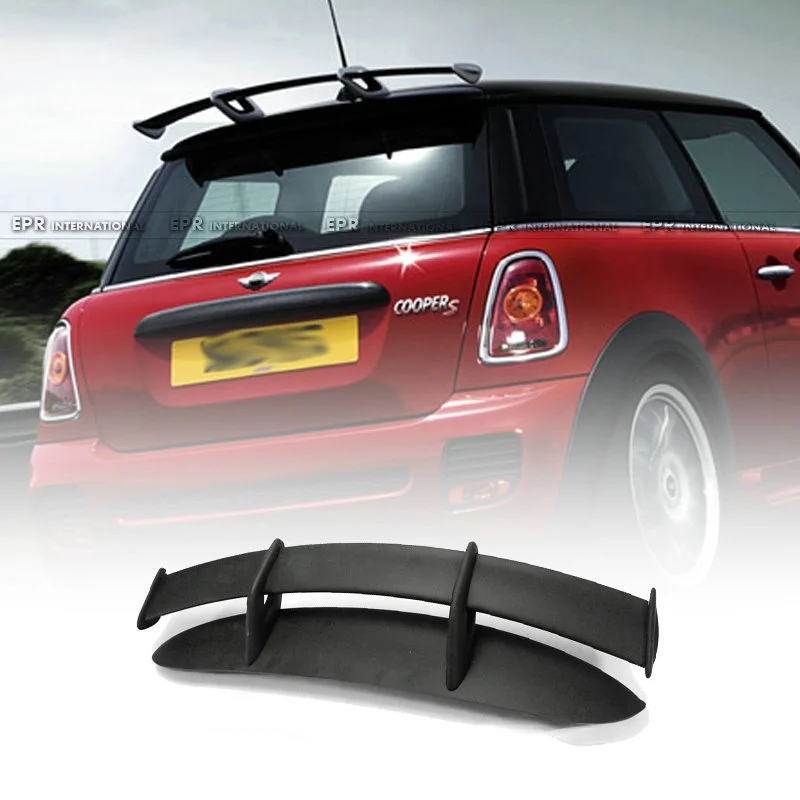 

For Mini cooper 06-13 R56 Ver.2.11/2.12 Type B JCW Style FRP Fiber Unpainted Roof Spoiler Rear Wing Exterior Body kits