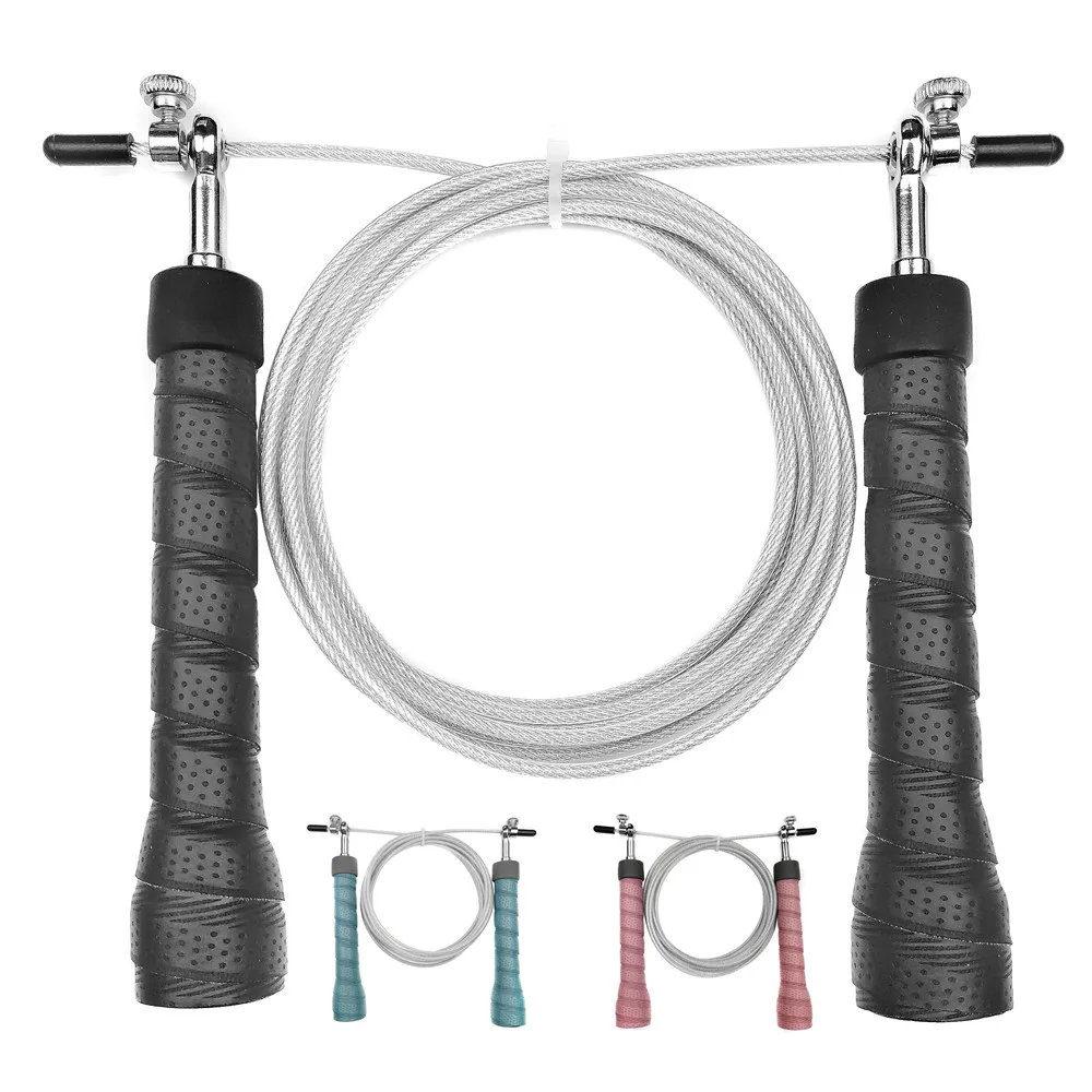 3M Fitness Jump Ropes With PU Handle Fast Speed Professional Rope Adjuster Gym Crossfit Sports Exercise Equipment