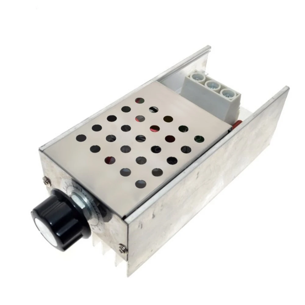 AC220V 10000W Cao Cấp SCR Màn Hình Hiển Thị Kỹ Thuật Số Bộ Điều Khiển Tốc Độ Điện Tử Bộ Điều Chỉnh Điện Áp