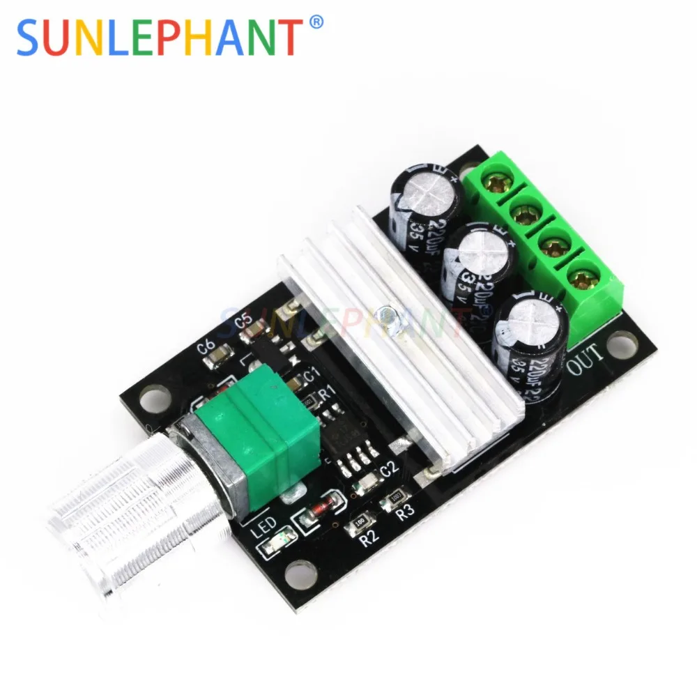 PWM DC Motor Speed Controller 6V 12V 24V 28V 3A Speed Regulator Switch