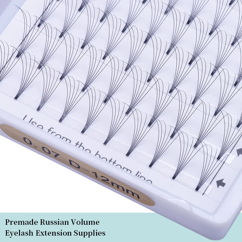 MDNG Eyelashes Premade Wide Fans 3d/4d/5d/6d/ Short Stem Russian Volume Professional Eyelash Extensions Faux Mink