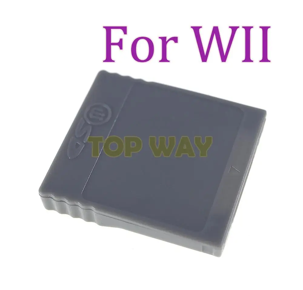 SD 플래시 WISD 메모리 카드 어댑터 컨버터 어댑터 카드 리더, Wii GC GameCube 게임 콘솔용, 1PC 